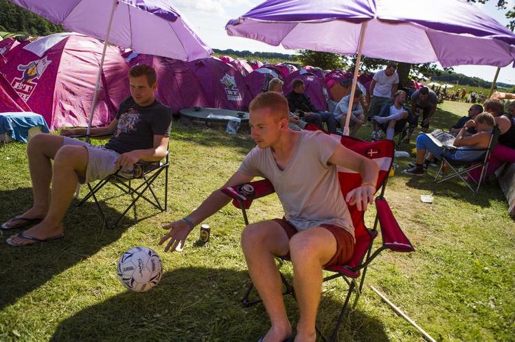 Soltimer. Mange vil nok huske sommeren som én af de bedre. Her ses nogle begejstrede festivalgængere på Skanderborg. 
