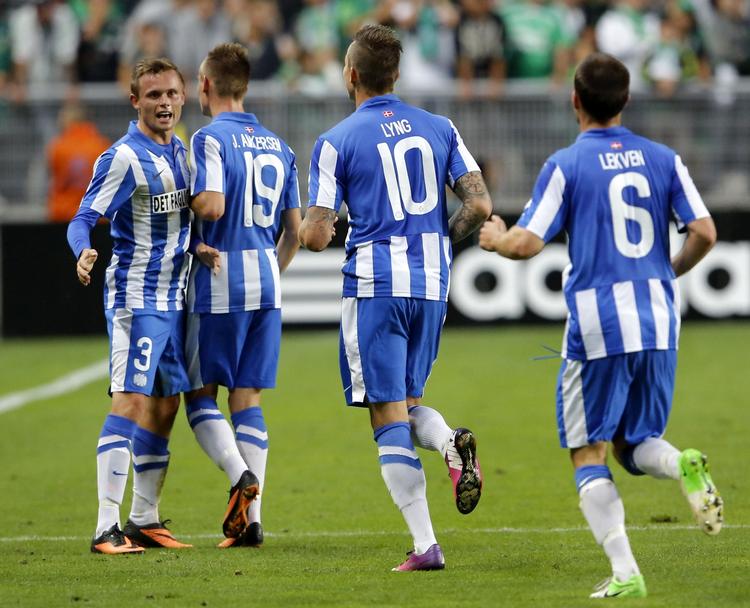 VIDERE. Trods den fornemme 1-0-sejr over Saint-Etienne er Esbjerg placeret i nederste seedningslag i Europa League. 