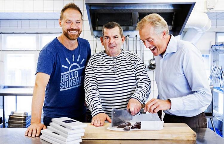 Chokolademiddag. Kom til middag hos Søren Gericke, Mikkel Maarbjerg og Rasmus Bo Bojesenog, og nyd en tre-retters chokolademenu med tilhørende vine, afsluttende chokoladebuffet, dessertvin og kaffe. Foto: Søren Svendsen 