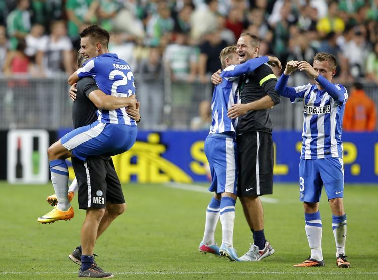 JUBEL. 4-3 og 1-0 over Saint-Etienne gav plads i Europa Leagues gruppespil. 