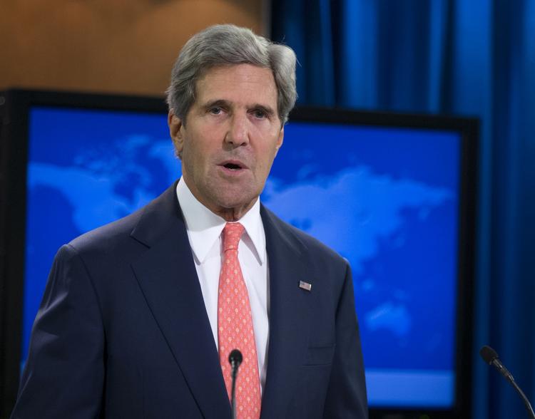 Pressemøde. Den amerikanske udenrigsminister John Kerry har gjort det klart, at der bliver konsekvenser for brugen af kemiske våben mod civilbefolkningen i Syrien. 