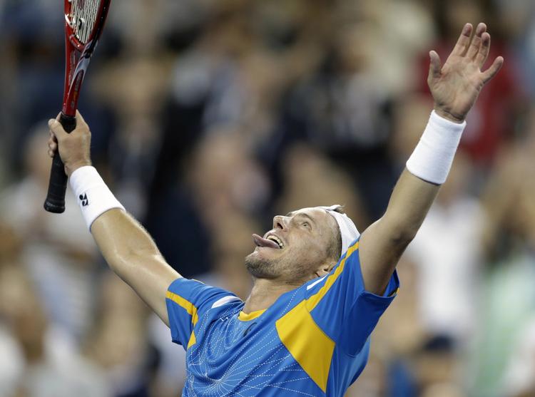 Veteran. Overraskende lykkedes det den erfarneLleyton Hewitt at besejre 2009-mesteren, Juan Martin del Potro, i US Open. 