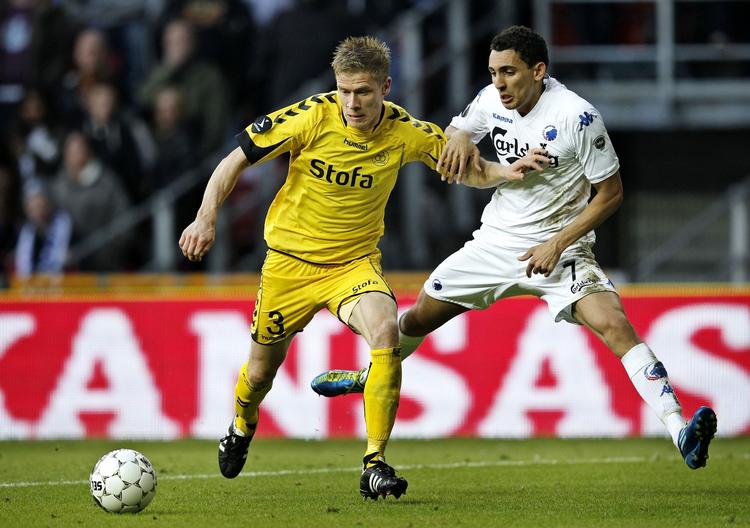 klubskifte. Trods succes i norsk fodbold, har Mustafa Abdellaoue (th) ikke fundet formen i FC København. Nu forsøger han lykken i OB. 