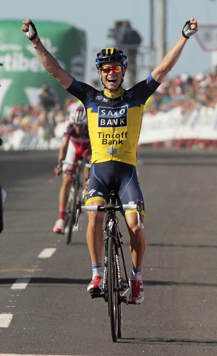 gevinst. Nicolas Roche havde en god forberedelse til Touren, da ireren endte som sejrherre i  Route du Sud. 