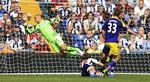 1-0. En knastør helflugter fra Ben Davies gav Swansea føringen mod West Bromwich. 