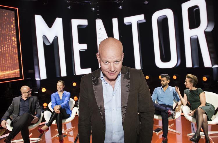 Underholdning: Over hver tredje tv-seer så Thomas Blachman og 'Mentor'. 