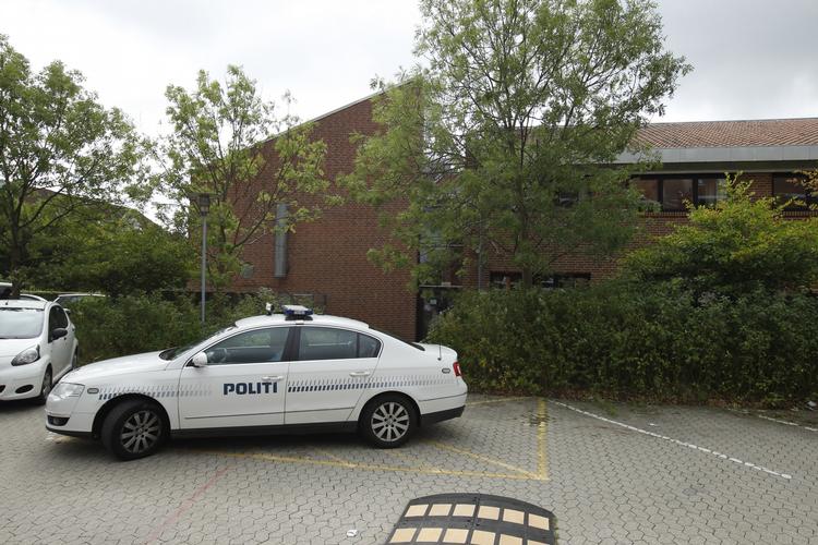 ANGREB. Politiet ud for CPH West, hvor to 18-årige blev offer for et knivangreb. 