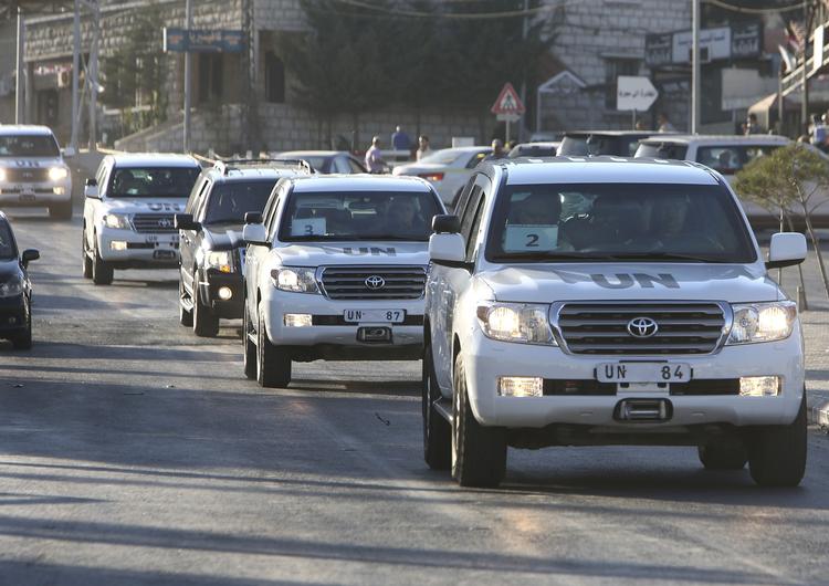 EFTERFORSKNING. Flere landes efterretningstjenester konkluderer, at Syriens hær har brugt kemiske våben. Spørgsmålet arbejder våbeninspektører fra FN på at finde svar på efter at have undersøgt de områder, våbnene kan være blevet anvendt i. 