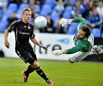 vemodigt. Jeppe Curth (tv) forlader den klub, AaB, som han har spillet i det meste af sin karriere. 
