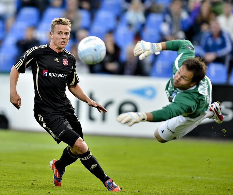 vemodigt. Jeppe Curth (tv) forlader den klub, AaB, som han har spillet i det meste af sin karriere. 