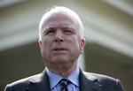Udmelding. »Hvis Kongressen nu afviser sådan en resolution, efter at USA's præsident allerede har sagt, at USA vil gå i aktion, så vil konsekvenserne blive katastrofale«, siger McCain efter mødet i Det hvide Hus i Washington. 