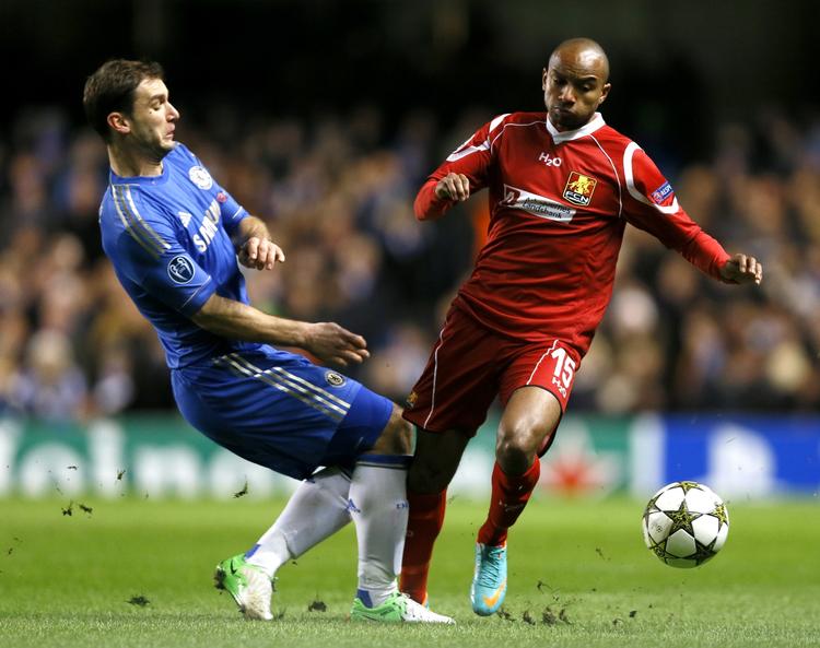 tilgang. Joshua John (th) har tidligere gjort det godt i FC Nordsjælland - og vender nu tilbage til klubben. 