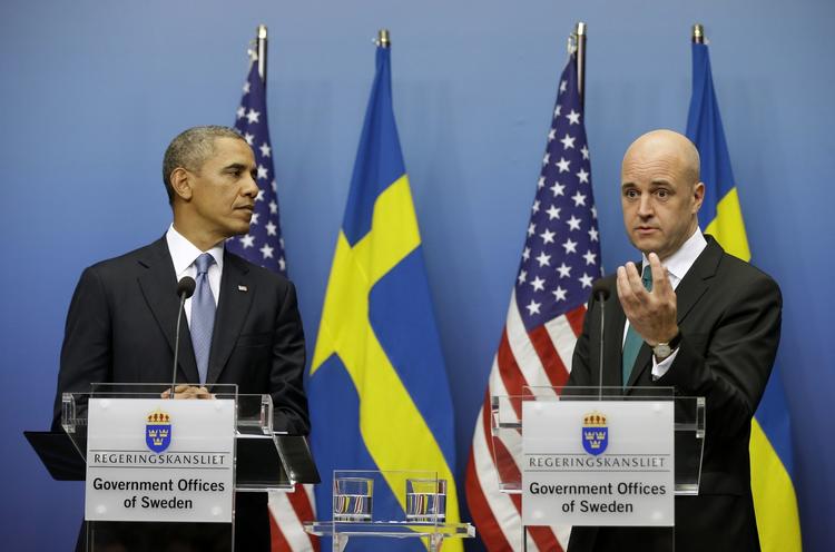 Obama og Reinfeldt kunne i dag ikke blive enige om, hvordan der skal handles i Syrien. 