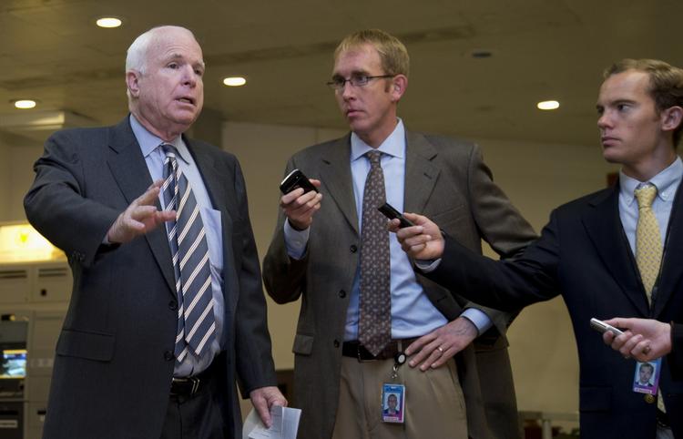 Markant. John McCain har hele tiden haft stærke meninger om USA's rolle i Syrien, hvor han gerne havde set en militær aktion for længe siden. 