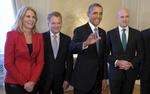 Enighed. Fremover skal USA's regering mødes en gang om året med de nordiske lande for at diskutere sikkerhedspolitik i den helt ny-etablerede gruppe af lande, der skal mødes en gang om året. 