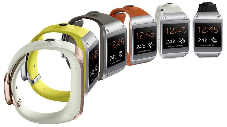 HÅNDLEDSSJOV. GALAXY Gear er Samsungs nye smartur, der fremover skal gøre det unødvendigt at tage telefonen op fra lommen. Den fås i mange farver og lander i Danmark senere på måneden. 