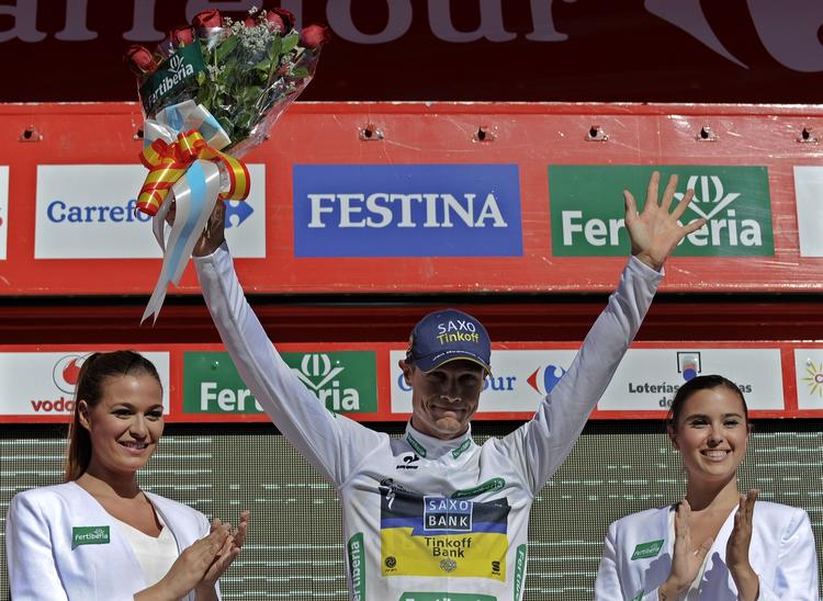 HÅRDT. At skulle hyldes efter hver etape er belastende for Nicolas Roche. 