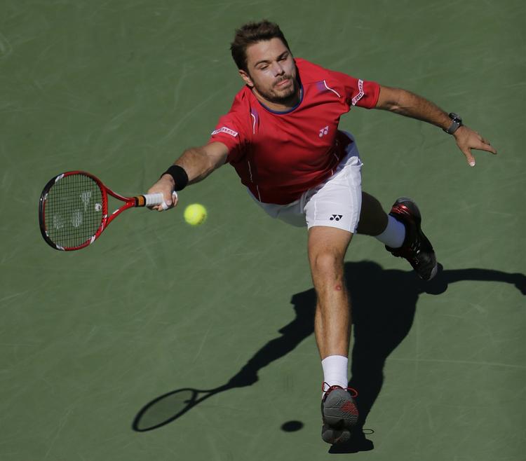 Vinder. Stanislas Wawrinka er højest overraskende er videre til semifinalerne 