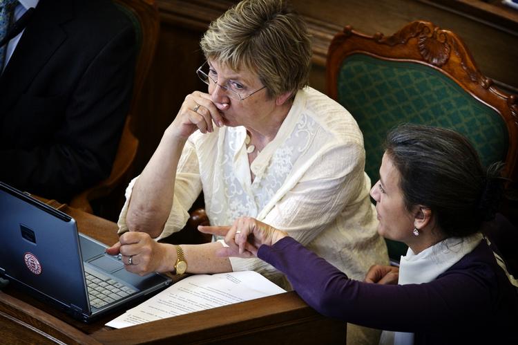 Teater. »Der har været arbejdet på det her i et par år, og der har været afprøvet flere forslag, som af forskellige grunde er blevet taget af bordet igen. Og vi kan jo ikke blive ved med at ophobe penge, (...)som ikke bliver brugt« siger Marianne Jelved. 