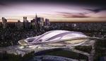 Nybyggeri. Det kommende olympiske staion i Tokyo, tegnet af den irakiske arkitekt Zaha Hadid. 