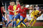 KLUMPSPIL. Oprykkerne fra Hvidovre blev besejret af nedrykkerne fra Horsens. 