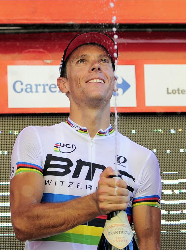 Exit. Philippe Gilbert udgik af Vueltaen et par dage efter sin etapesejr. 
