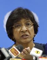 kritik. Verdens stormagter har været alt for langsomme til at handle i Syrien, hvor 100.000 har mistet livet under borgerkrigen de seneste to-et-halvt år, siger FN's højkommissær for menneskerettigheder, Navi Pillay. 