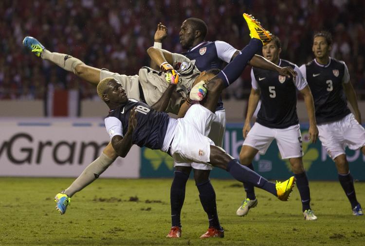 Matchbold. USA havde mulighed for at spille sig til VM allerede i weekenden, men holdet tabte på udebane til Costa Rica. 