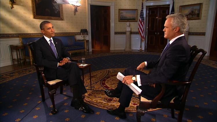 u-turn. CBS-journalist Scott Pelley interviewede i går Barack Obama i Det Hvide Hus, og her var der nye toner fra den amerikanske præsident. 