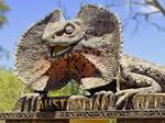 Krybdyr. I det børnevenlige Reptile Park er der både krybdyr pg koalaer. 