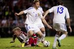 REVANCHE. Danmark skal forsøge at revanchere 0-4-nederlaget fra juni, når landsholdet i aften spiller i Jerevan mod Armenien. 