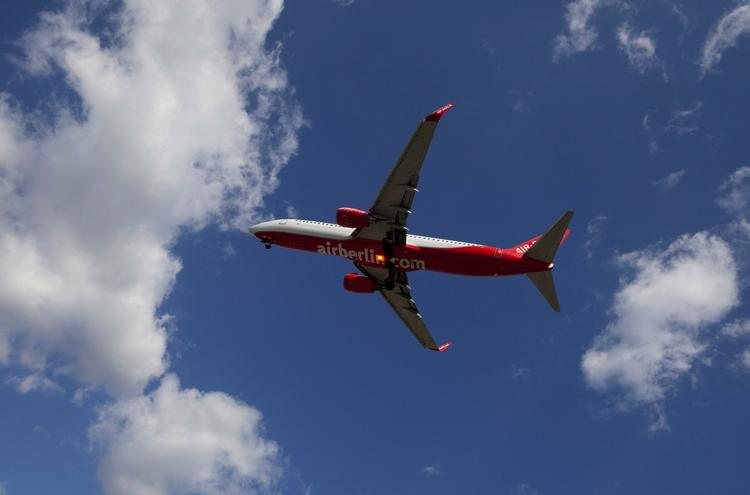 Rutefly. Airberlin flyver ofte til og fra Københavns Lofthavn. 