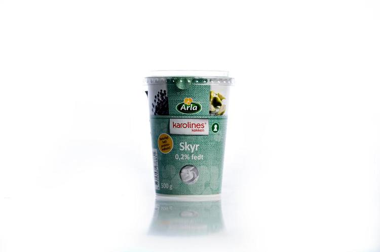 Testvinder. Karolines Køkken løb af med sejren i test af skyr. Den faste konsistens og friske mejerismag var nogen af årsagerne. 