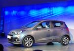 Vokseværk. Den nye Hyundai i10 er vokset i længden og bredden, og de ydre træk er blevet moderniseret markant. 
