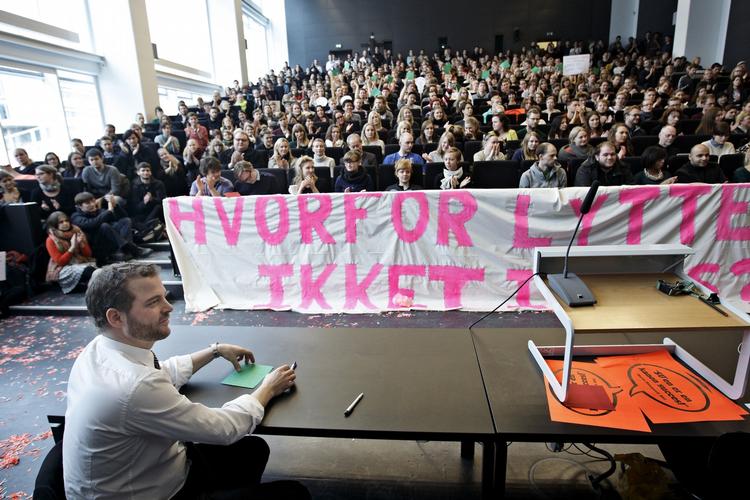 REFORM. Det mod, Morten Østergaard viser ved at tage diskussionen med de kritiske studerende, er for intet at regne mod den politiske dødsforagt, hele fremdriftsreformen er udtryk for, skriver Jacob Fuglsang. 