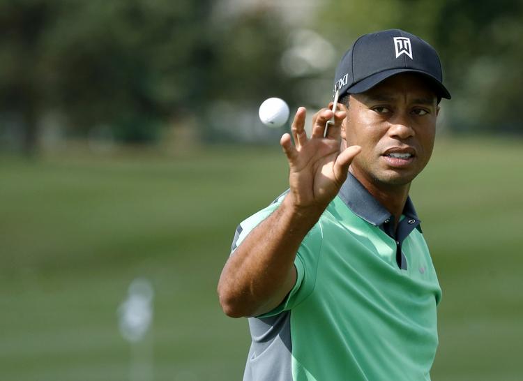 ujævnt. Tiger Woods har aldrig tidligere spillet på banen i Conway Farms Golf Club, hvor BMW Championship afvikles. 