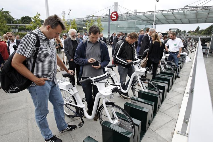Den nye bycykel blev præsenteret ved et stort arrangement på Flintholm Station sidste måned. Nu er København klar til at stoppe projektet allerede til sommer. 