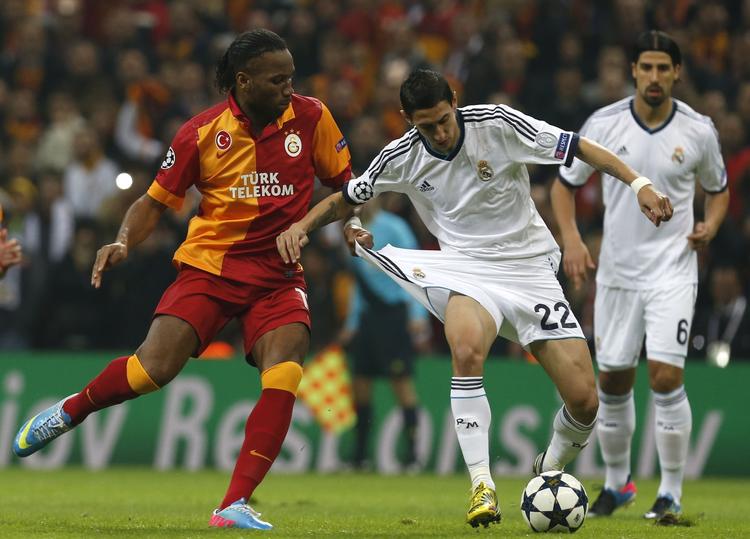 Revanchetid. Didier Drogba og Galatasaray tabte i sidste sæson til Real Madrid i CL-kvartfinalen. 