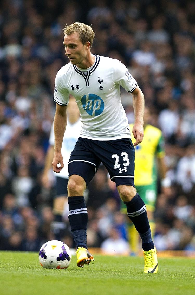 'Billig'. Eriksen er en af mange nye spillere i Tottenham-truppen. Han kostede ca. 100 mio. kr. - og var dermed langt fra så dyr som Roberto Soldado, Erik Lamela og Paulinho. 