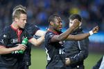Vinder. Sylvester Igboun blev matchvinder, da FC Midtjylland slog FC Nordsjælland 2-1. Foto: 