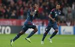 Måååål. David Alaba (tv) blev årets første målscorer i CL, da han nettede fire minutter inde i opgøret mod CSKA. 