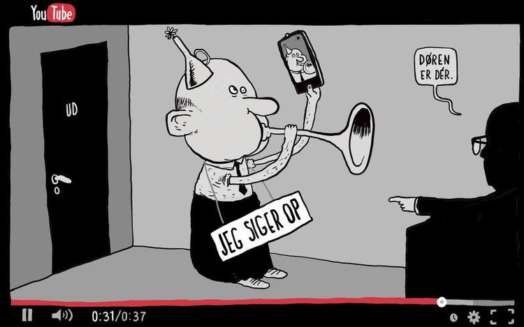 youtube. Tegning: Philip Ytournel 