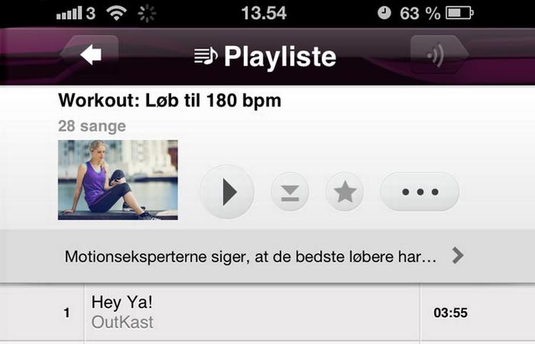 Musik: Tag Wimp med på løbeturen enten som Free eller Premium. Foto: PR 