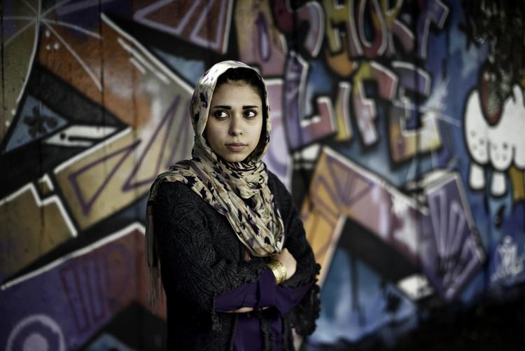 Grafitti. Shamsia Hassani er Afghanistans første kvindelige streetartist. 