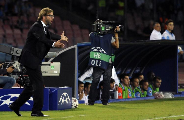 Engagement. Jürgen Klopp lever og ånder med sit mandskab. 