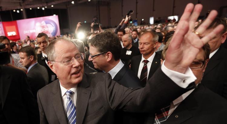 VALGTALE. Kanslerkandidaten Peer Steinbrück holder i aften sin sidste valgtale i Berlin. 