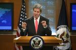 HANDLING. Den amerikanske udenrigsminister John Kerry opfordrer FN's sikkerhedsråd til at færdiggøre en aftale om afvæbning af Syrien i næste uge. 