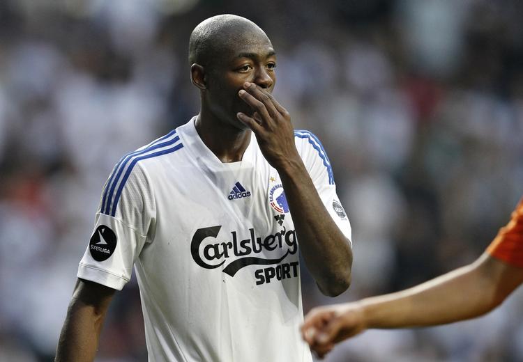 Godkendt. Fanendo Adi scorede i sin debut for FCK, men han var ikke spilleberettiget. 