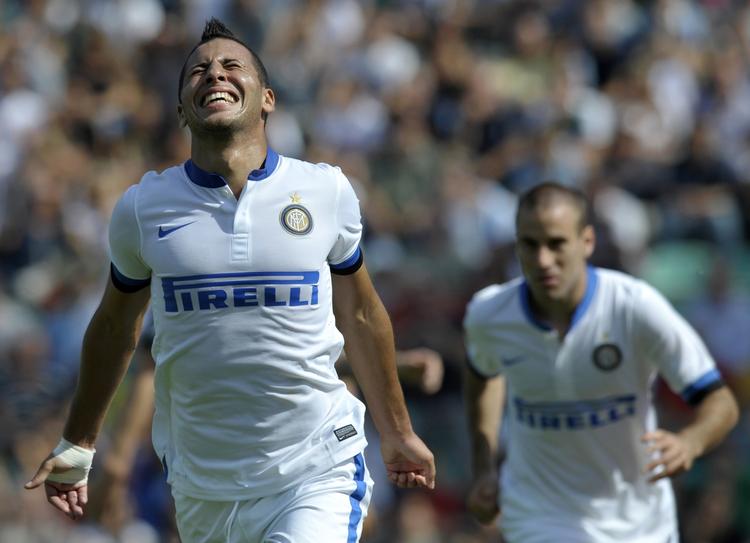 MÅL. I afklapsningen i Serie A scorede blandt andre Saphir Taider for Inter. 