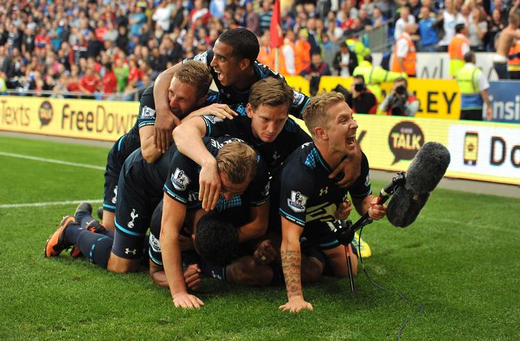 sejrsmål. I 93. minut fik Tottenham endelig udbytte af de mange chancer for vandt over Cardiff. 